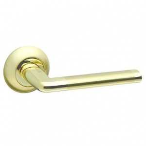 Ручка дверная Fuaro Tempo RM SG/GP-4 матовое золото/золото